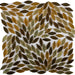 Newport Gold Leaf  Glass  Mosaic