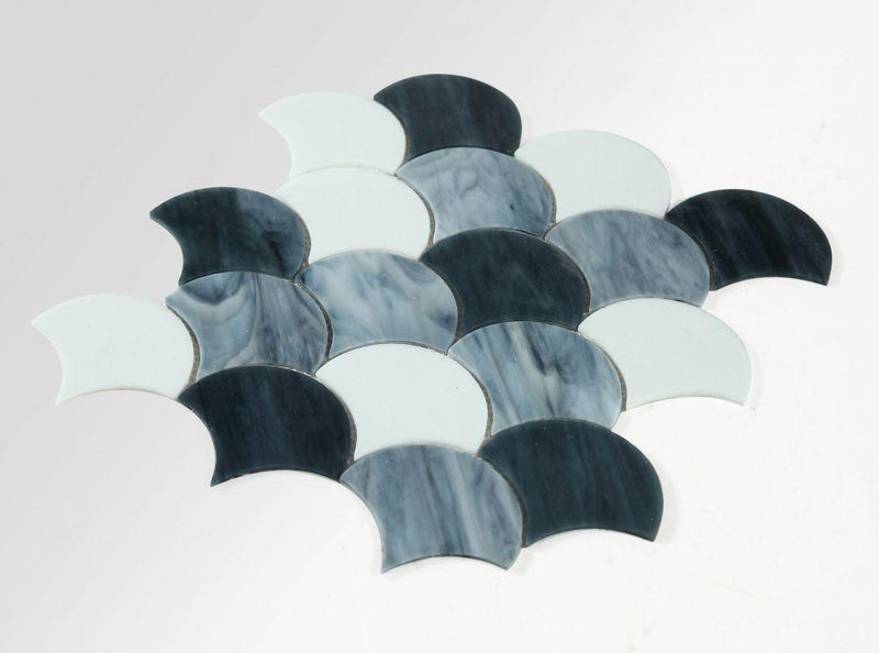 Newport Grey Scale  Glass  Mosaic