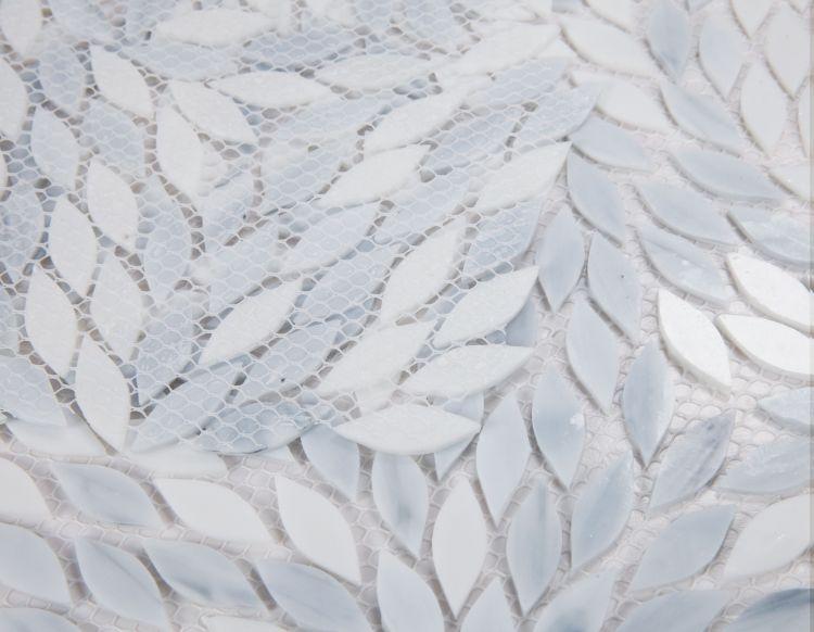 Newport Loft Leaf  Glass  Mosaic