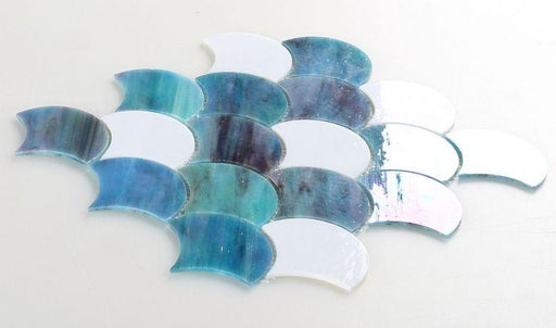 Newport Ocean Scale  Glass  Mosaic