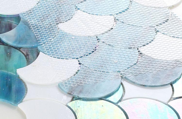 Newport Ocean Scale  Glass  Mosaic