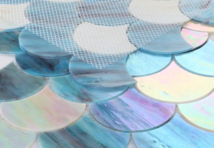 Newport Sky Scale  Glass  Mosaic