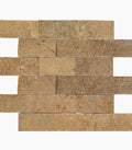 Noce 2x4 Subway Splitface Travertine  Mosaic
