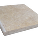 Noce Travertine Coping 12x12 Tumbled Bullnose  2 inch