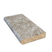 Noce Travertine Coping 12x12 Unfilled, Honed Bullnose  2 inch