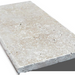 Noce Travertine Coping 12x24 Tumbled Bullnose  2 inch