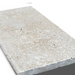 Noce Travertine Coping 12x24 Tumbled Bullnose  3 inch