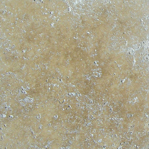Noce Travertine Paver 6x6 Unfilled Chiseled  1.25 inch