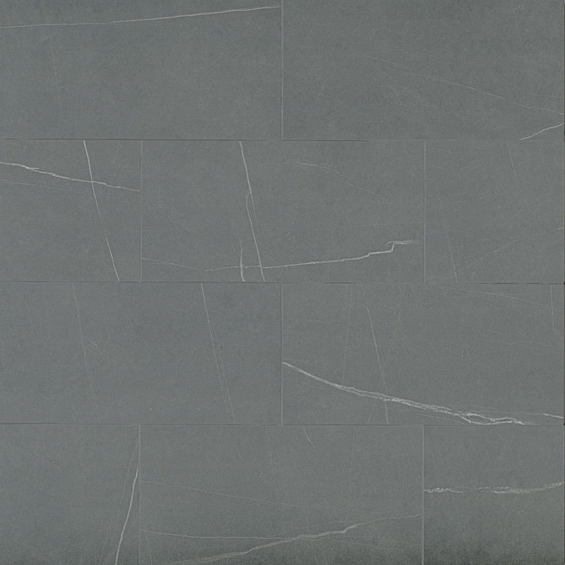 Nomade Noir Matte 12x24 Porcelain  Tile