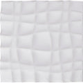 Nu Tempo Pure White Web Glossy 4x4 Ceramic  Tile
