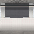 Nu Tempo Pure White Web Glossy 4x4 Ceramic  Tile