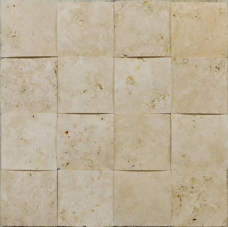 Nysa Travertine Tile 4x4 Honed