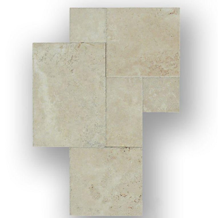 Nysa Travertine Tile Pattern Tumbled Solidshape