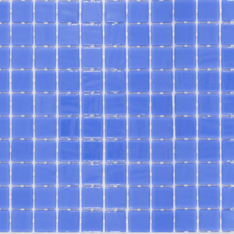 Onix Lisa Azul Claro 1x1 Square  Glass  Mosaic