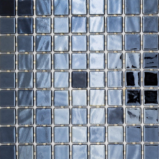 Onix Opalo Negro 1x1 Square  Glass  Mosaic