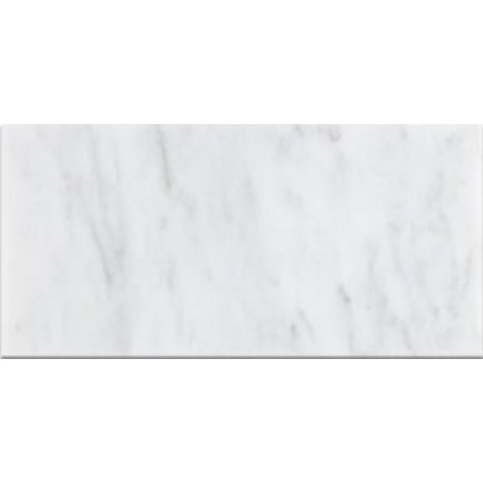 Oriental White Marble Tile 12x24 Honed