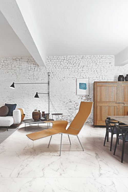 Origines Blanc Polished 24x48 Porcelain  Tile