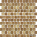 Pad Brown 1x1 Square Smooth, Matte, Textured Porcelain  Mosaic