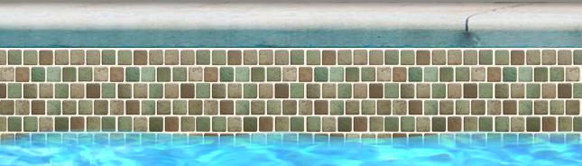 Pad Moss Green 1x1 Square Smooth, Matte, Textured Porcelain  Mosaic