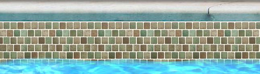 Pad Moss Green 1x1 Square Smooth, Matte, Textured Porcelain  Mosaic