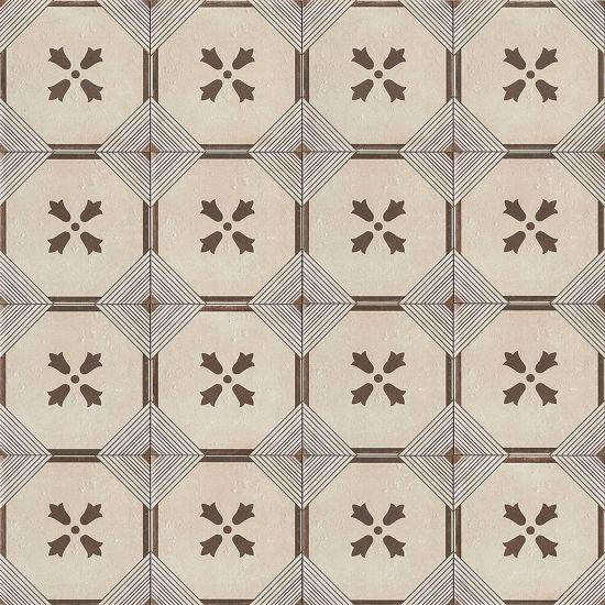 Palazzo Antique Cotto Dynasty Deco Honed 12x12 Porcelain  Tile