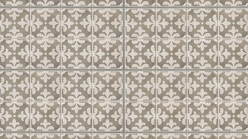 Palazzo Vintage Grey Florentina Deco Honed 12x24 Porcelain  Tile