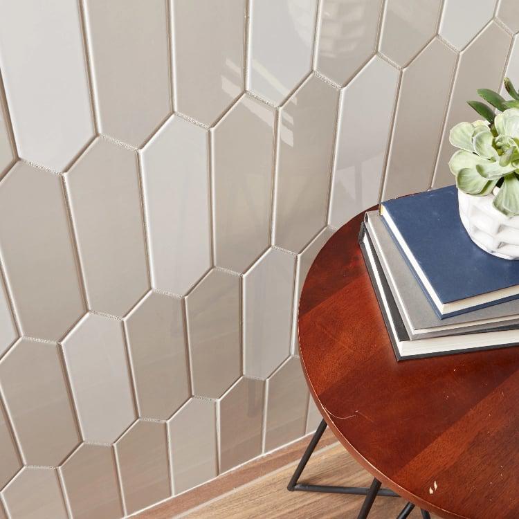 Paloma Cloud Glossy 3x12 Ceramic  Tile