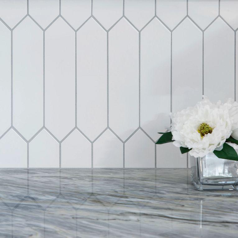 Paloma Cotton Glossy 3x12 Ceramic  Tile