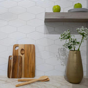 Paloma Cotton Glossy 4x8 Ceramic  Tile