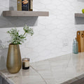 Paloma Cotton Glossy 4x8 Ceramic  Tile