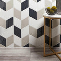 Paloma Steel Glossy 6x10 Ceramic  Tile