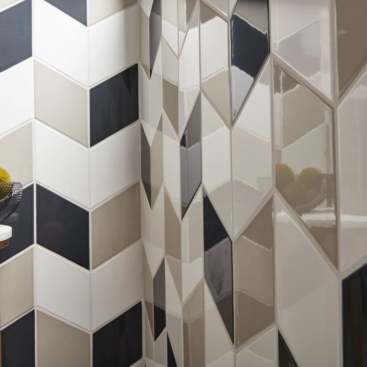 Paloma Steel Glossy 6x10 Ceramic  Tile