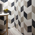 Paloma Steel Glossy 6x10 Ceramic  Tile