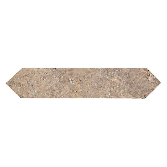 Parksville Stone Denali Peak Travertine Tile 3x15 Honed   3/8 inch
