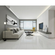 Pearl Super White Polished 12x24 Porcelain  Tile