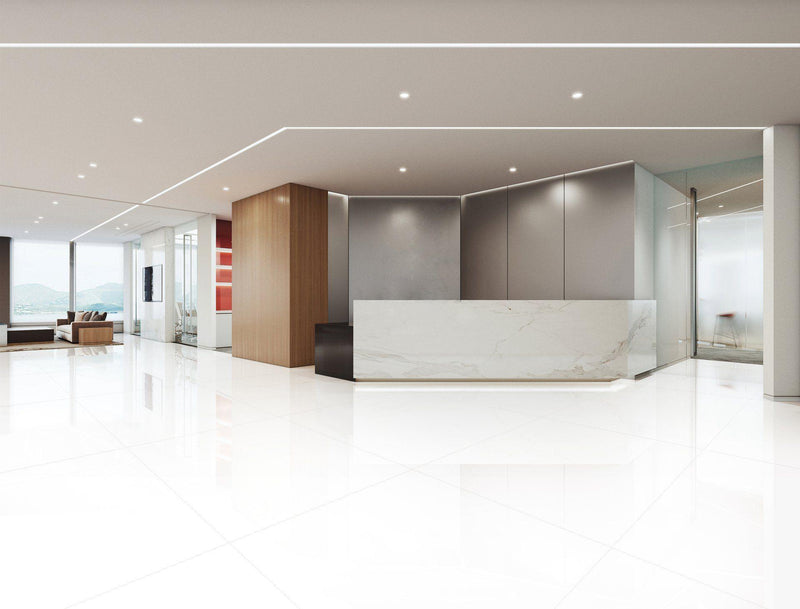 Pearl Super White Polished 48x48 Porcelain  Tile