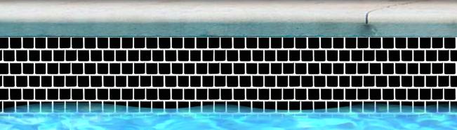 Peb Black 1x1 Square Smooth, Glazed Porcelain  Mosaic