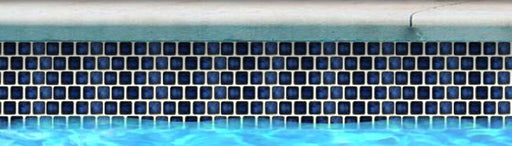 Peb Marble Blue 1x1 Square Smooth, Glazed Porcelain  Mosaic