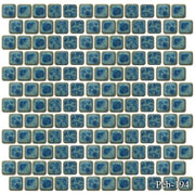 Peb Opal 1x1 Square Smooth, Glazed Porcelain  Mosaic