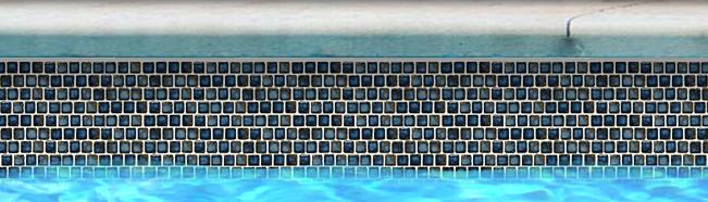 Peb Terra Blue 1x1 Square Smooth, Glazed Porcelain  Mosaic