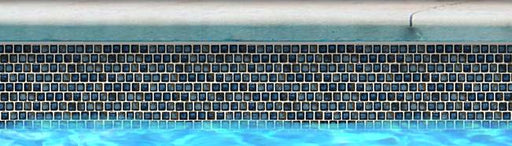 Peb Terra Blue 1x1 Square Smooth, Glazed Porcelain  Mosaic