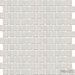Peb White 1x1 Square Smooth, Glazed Porcelain  Mosaic