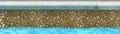 Pebblestone Bronze 1x1 Pebble Smooth, Glazed Porcelain  Mosaic
