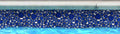 Pebblestone Royal Blue 1x1 Pebble Smooth, High Gloss Porcelain  Mosaic