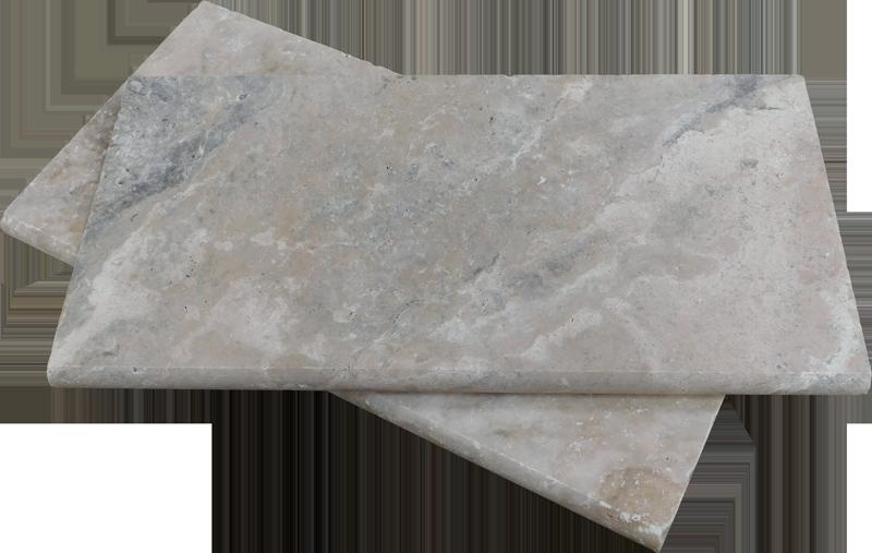 Philadelphia Travertine Coping 12x24 Tumbled   1.25 inch