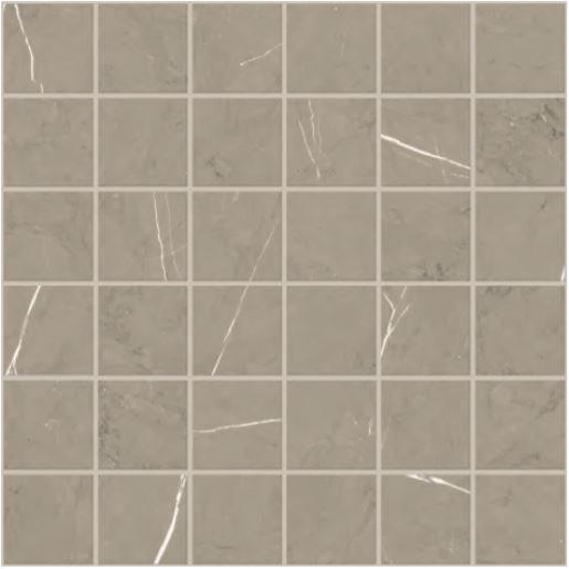 Piasentina Smoke Square Unpolished Porcelain  Mosaic