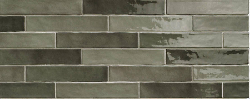 Piastrella Grey Glossy 1/2x12 Ceramic Pencil Bullnose