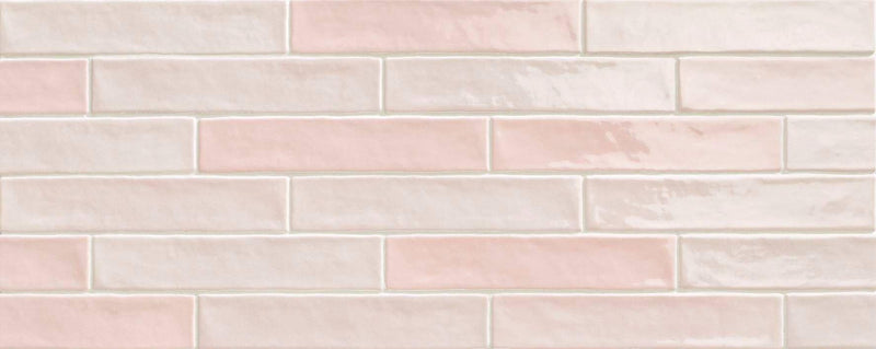 Piastrella Rose Glossy 2x10 Ceramic  Tile