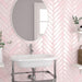 Piastrella Rose Glossy 2x10 Ceramic  Tile