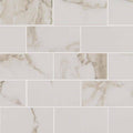 Pietra Calacatta 2x4 Subway Polished Porcelain  Mosaic